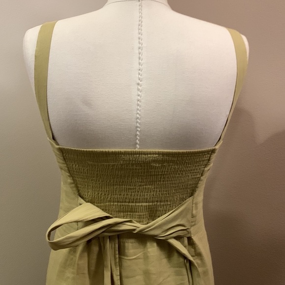 Theory Khaki Linen Blend Dress - Size P - Picture 7 of 7